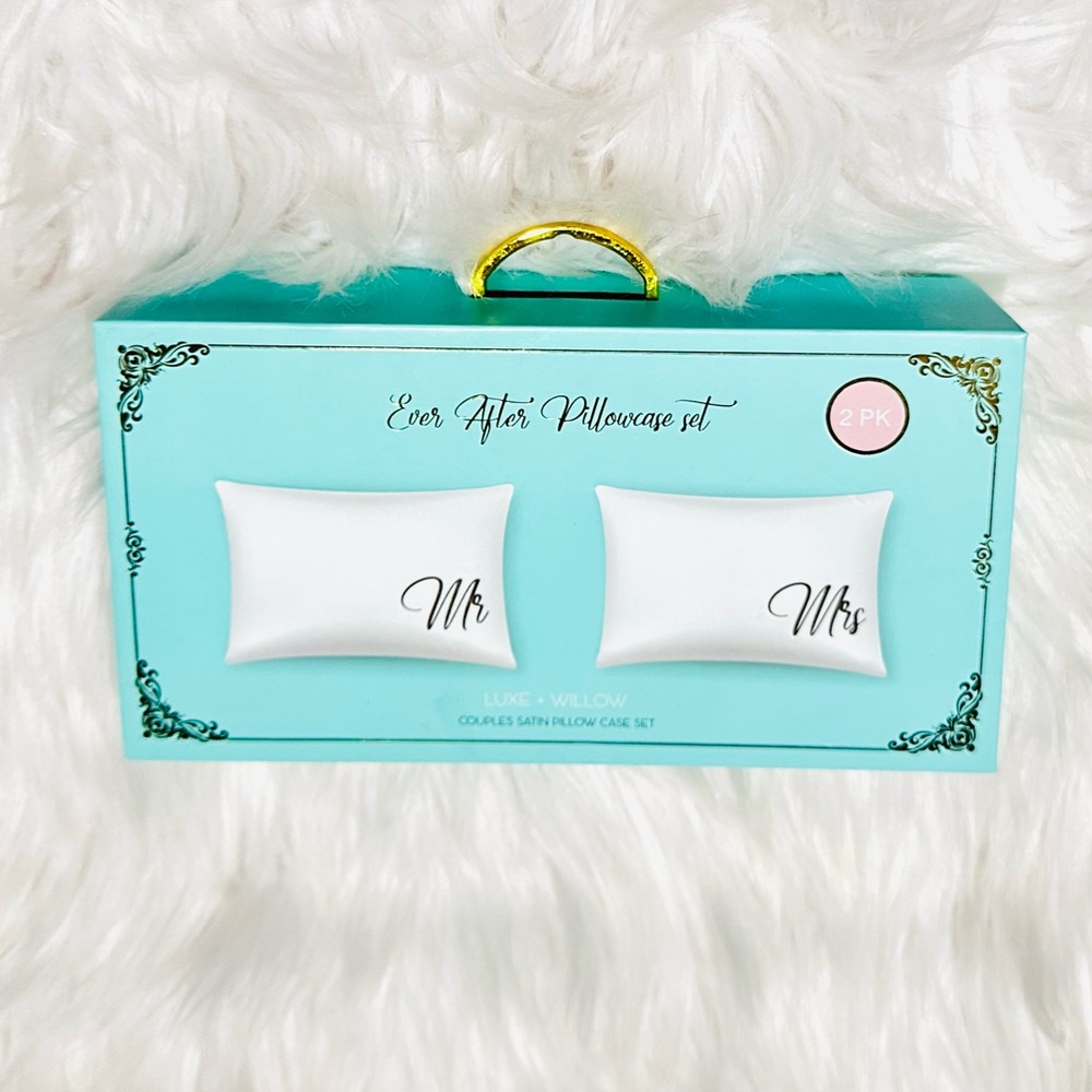 Mr & Mrs Satin Pillowcases
